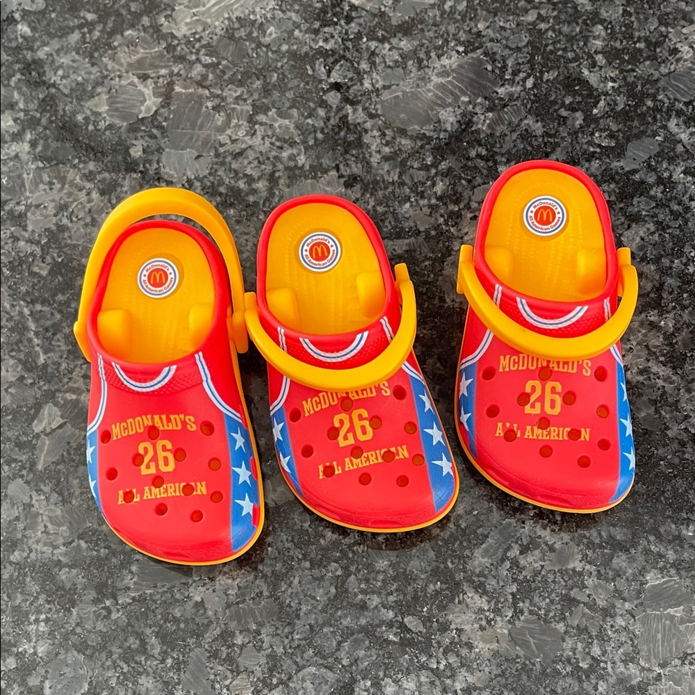 McDonald's Kids Red and Yellow Sandals